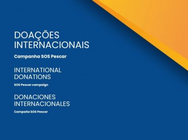 Informações sobre doações internacionais ao Projeto Pescar