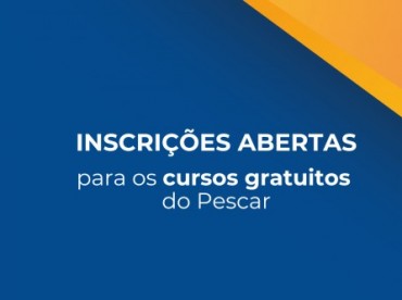 Inscrições abertas para turmas do Projeto Pescar